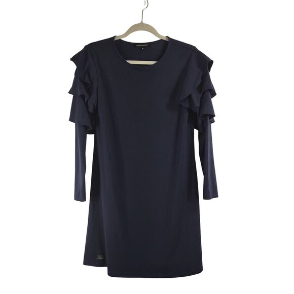 Simply Southern Jersey Knit Dress with Ruffle Sleeve Detail, Size Medium - Picture 1 of 7